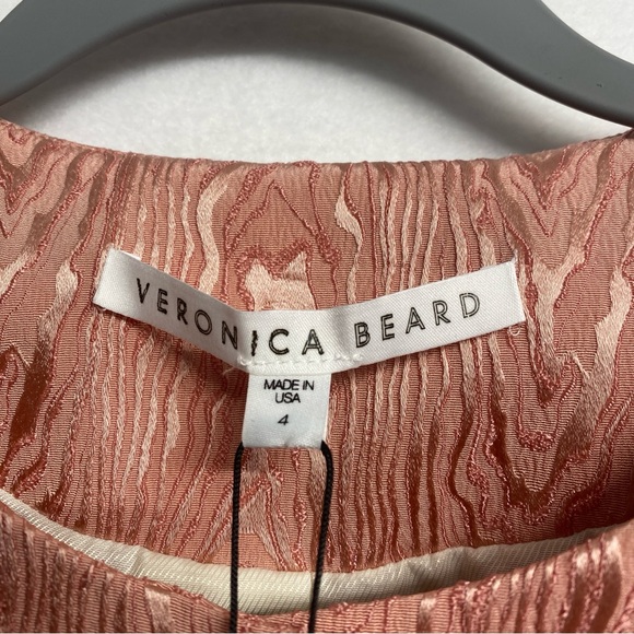 NWT Veronica Beard Pink Textured Blazer & Pants Suit Set Blazer 4 Pants 6 - Picture 9 of 13